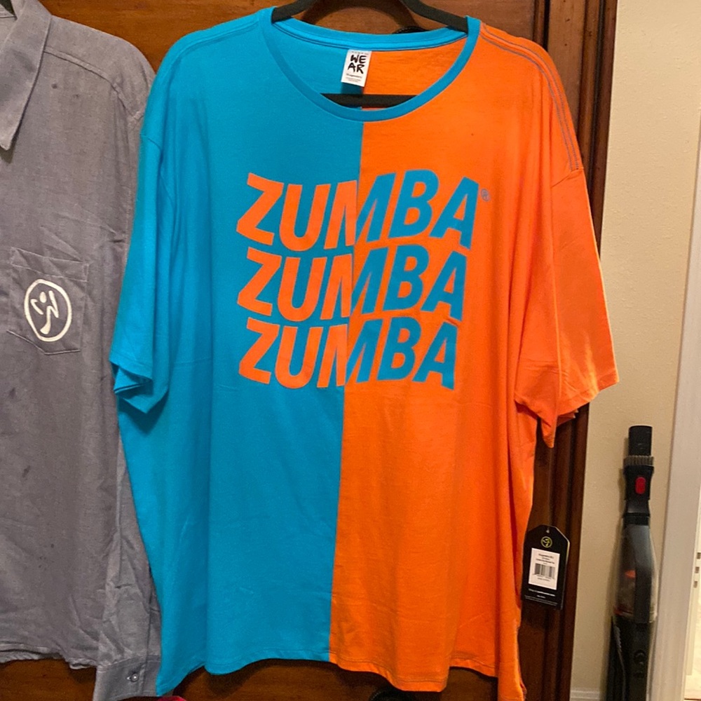 Zumba Color Blocked Tee Size XL